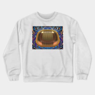 Diffraction Patterns on a Brass Tray Crewneck Sweatshirt